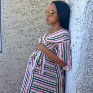 Multicolor Stripe Dress